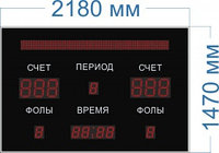 Универсальное спортивное табло № 4