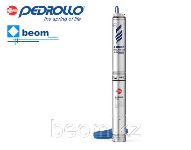 Насос скважинный Pedrollo 4BLOCKm 2/18 (1.1кВт | 220В | от 0.6 до 3.6м³/час | от 53 до 140м Напор | Ø 102 мм)