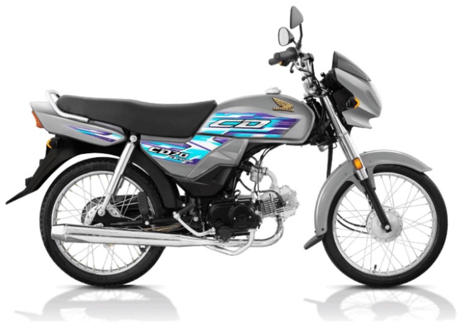 Мотоцикл Honda CD 70 DREAM черный, голубой