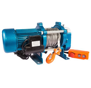 Лебедка KCD-500 kg, 380 В с канатом 100 м