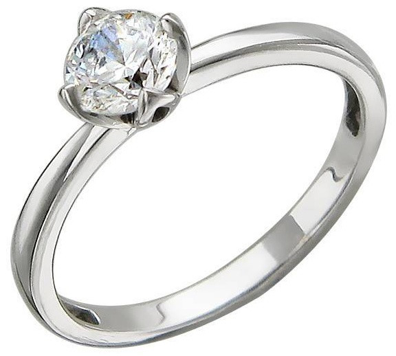 Эстет 01К128528_э размер 18.5 вес 2.4 г золото, фианит