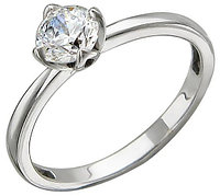 Эстет 01К128528_э размер 18.5 вес 2.4 г золото, фианит