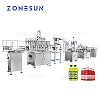 ZONESUN CUSTOM 6-ГОЛОВОЧНАЯ ПОРШНЕВАЯ МАШИНА ДЛЯ РОЗЛИВА И ЭТИКЕТИРОВАНИЯ ЖИДКОСТИ