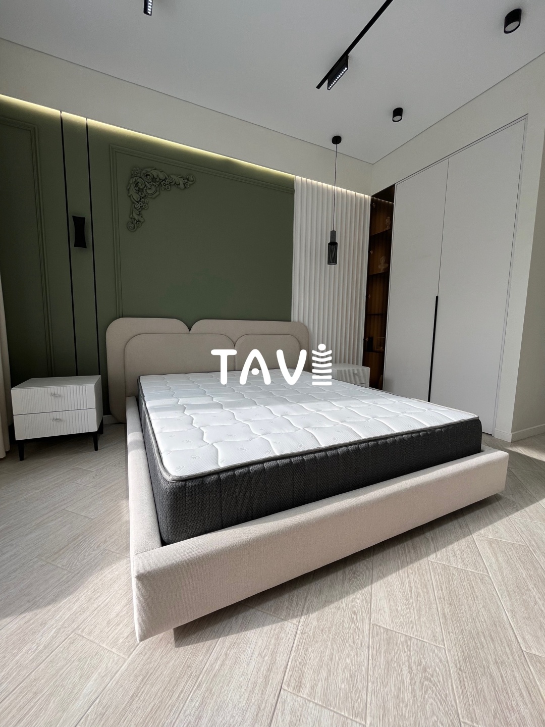 Матрас TAVI Люкс NEW, 90x200x20 см, чехол трикотаж