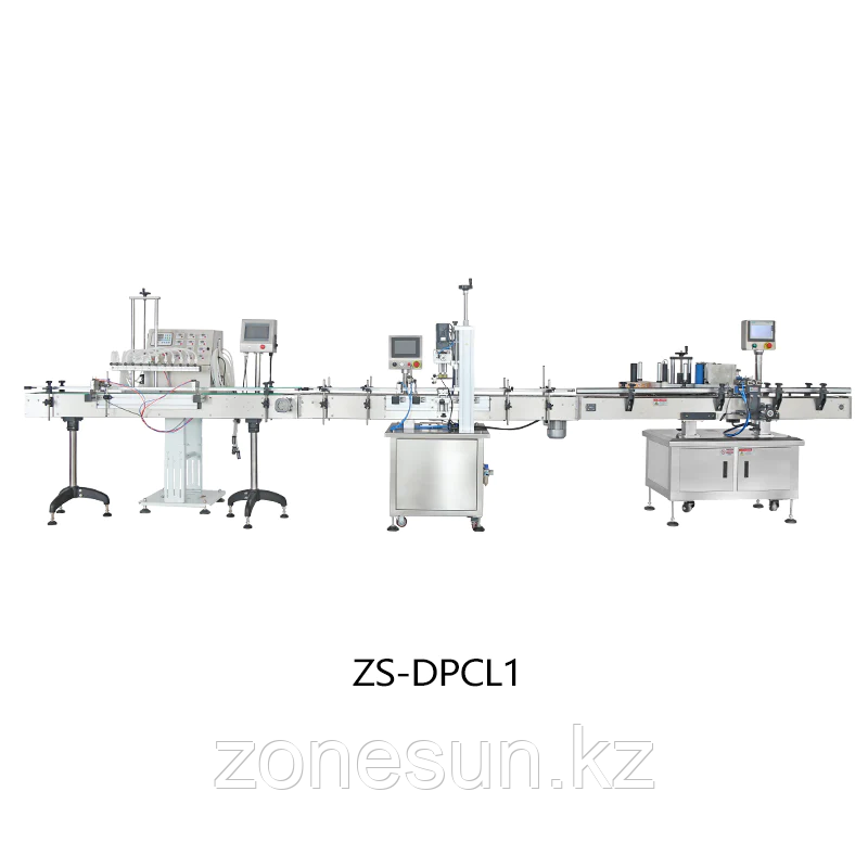 ZONESUN ZS-FAL180R9/ZS-DPCL1 АВТОМАТИЧЕСКАЯ ПРОИЗВОДСТВЕННАЯ ЛИНИЯ ДЛЯ РОЗЛИВА И УКУПОРКИ ЭТИКЕТОК