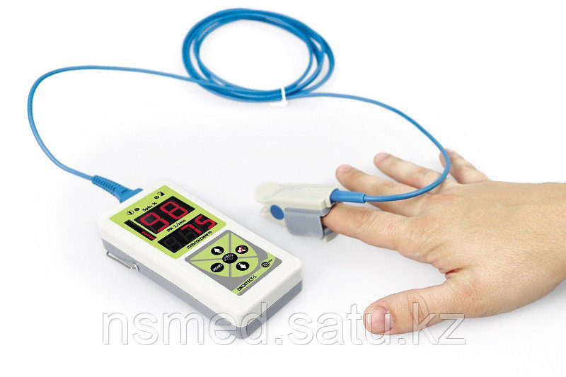 Пульсоксиметр портативный Окситест-1 , с взрослым датчиком, без адаптера и поверки, для скорой и экстренной медицины