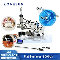 ZONESUN ZS-TB802 Машина для нанесения этикеток на плоские поверхности Верхний аппликатор этикеток2