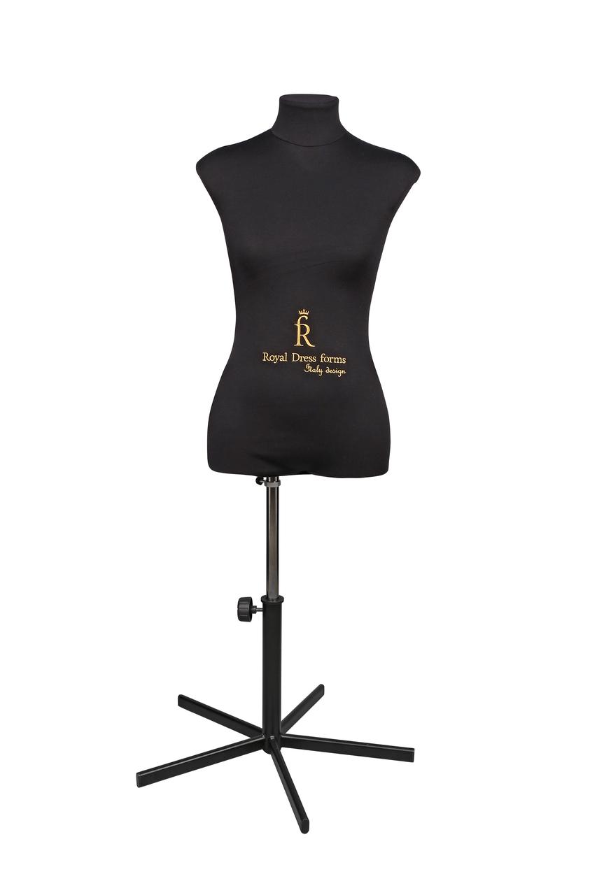 Манекен женский мягкий портновский Christina, размер 42, чёрный