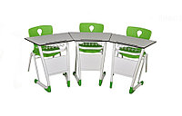Комплект школьный парта стул Альфа Плюс Modern АП-0.5, 6 предметов
