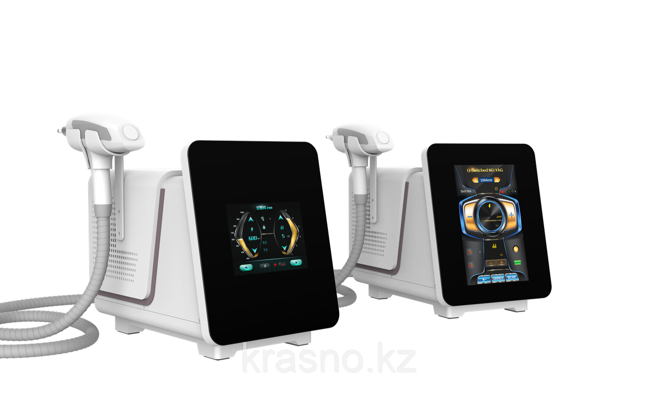 Лазер ND yag 800W NBW (черный, белый) с дополнительной фракционной насадкой