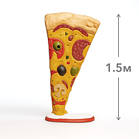 Уличный штендер "Пицца". Высота 1,5м