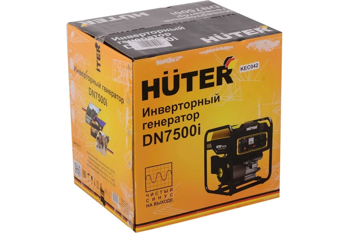 Инверторный генератор Huter DN7500i