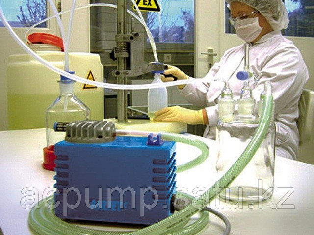 Мембранный вакуумный насос для воздуха и газов