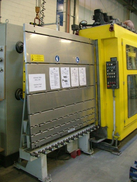 Cтеклопакетная линия Lenhardt 1600 Х 2500 с газ прессом и роботом герметизации