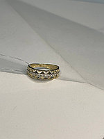 Эстет 01К1314587Р_э размер 17.5 вес 2.57 г золото, фианит