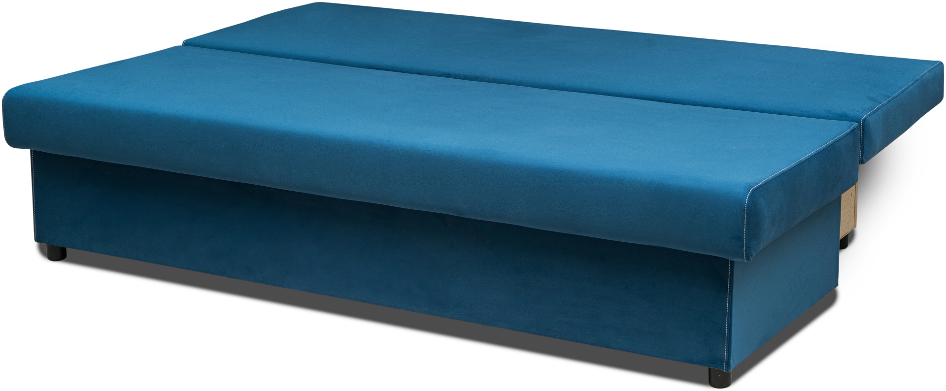 Номад тахта, обивка велюр, 75 смx185 смx80 см, синий