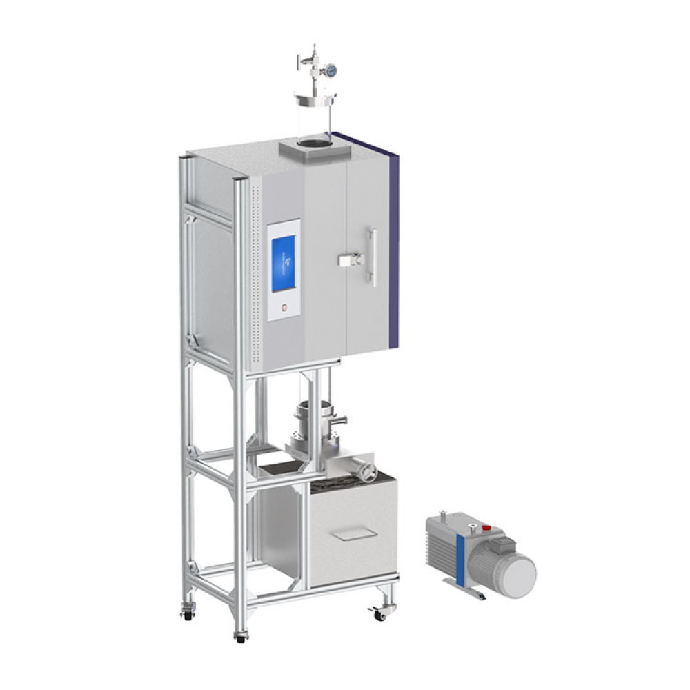 Вертикальная закалочная печь с контролируемой атмосферой и резервуаром для закалки жидкости