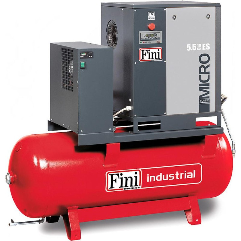Винтовой компрессор FINI MICRO 5.5-10-500 ES (на ресивере с осушителем)