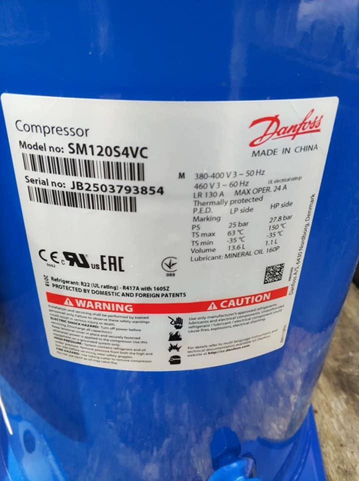 Компрессор спиральный Danfoss Performer SM120S4VC (SM120-4VI)