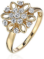 Эстет 01К1314430 размер 17.5 вес 4.83 г золото, фианит