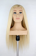Голова-манекен AEON светло русый волос натуральный 100% 60 см