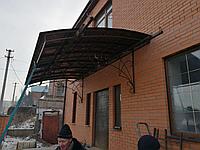 Козырек с металлической кровлей1
